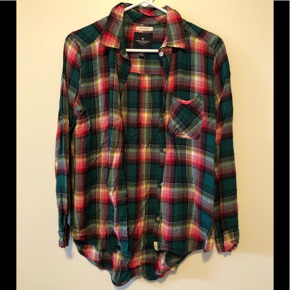 american eagle plaid shirt